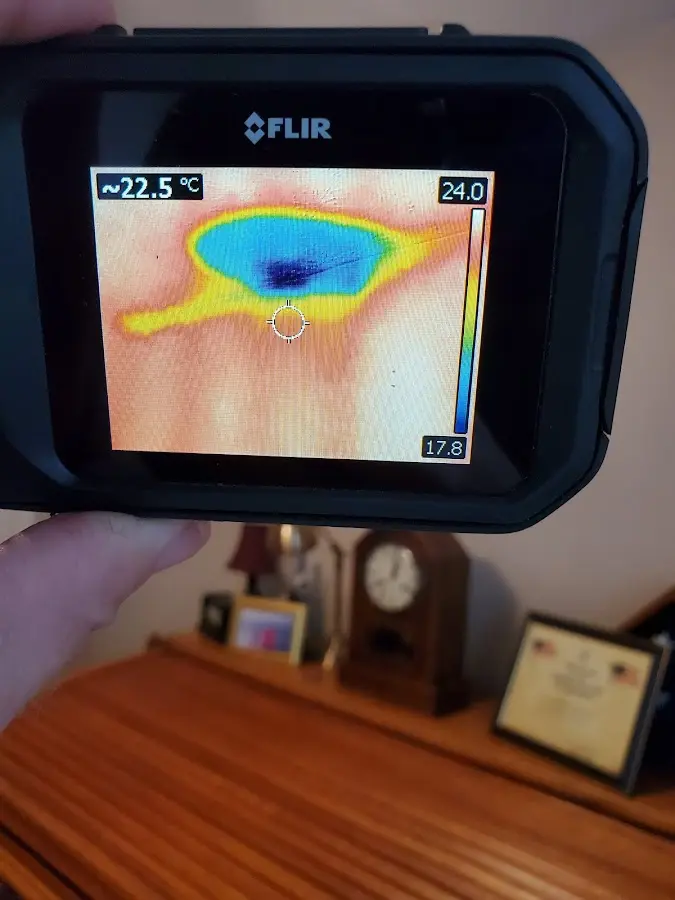 Thermal imaging inspection for water damage in Margate