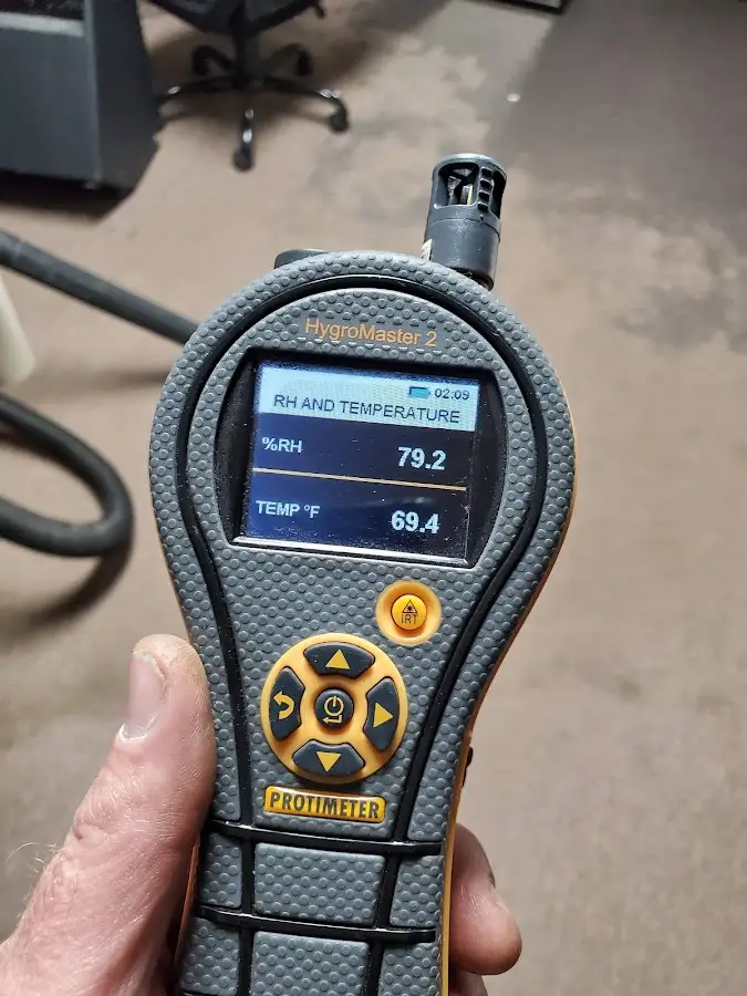 Moisture meter humidity assessment for Fire & Smoke Damage Restoration in Margate